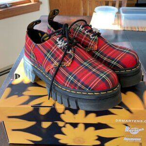 Dr Marten x Heaven Marc Jacob Audrick Limited Edition Tartan Women's Size 8 rare